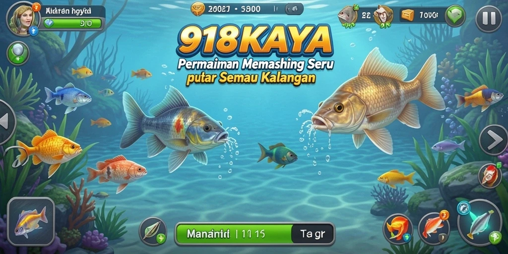 Tangkapan ikan yang memukau dalam gameplay 918KAYA.