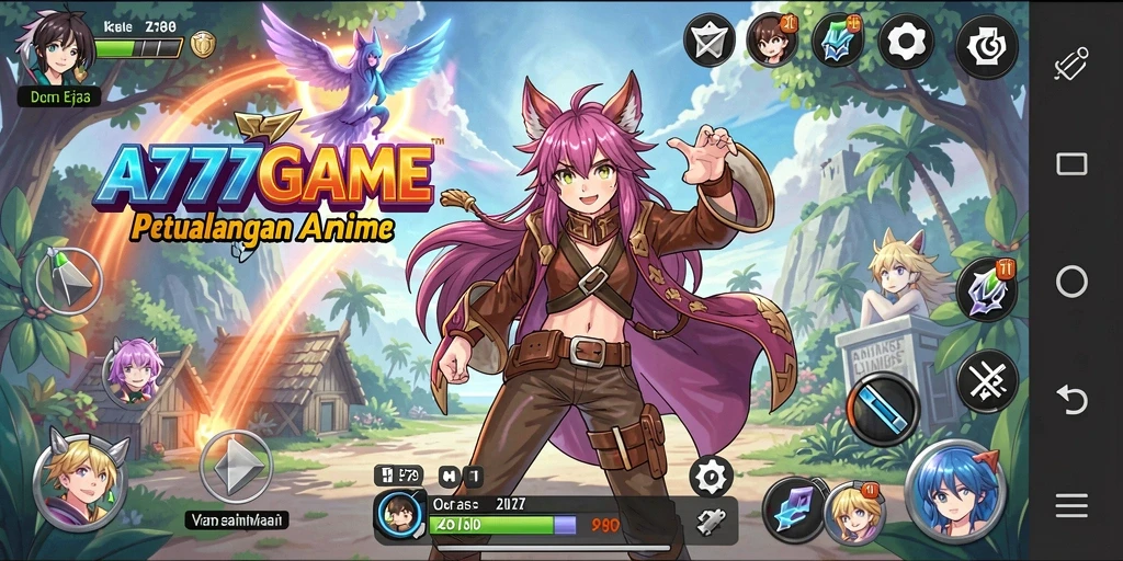 Tampilan gameplay A777GAME yang menakjubkan dan penuh aksi.
