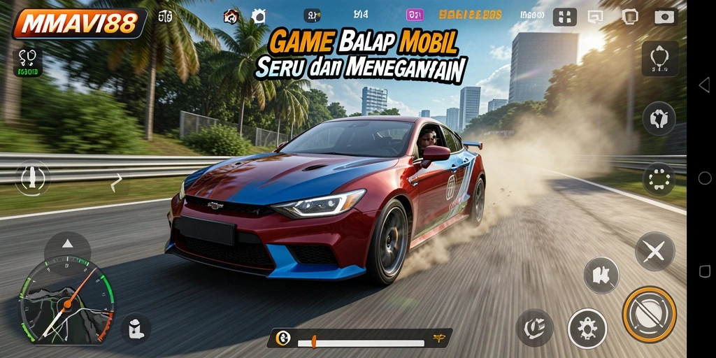 Tampilan seru balapan di lintasan AMAVI88 yang menegangkan.