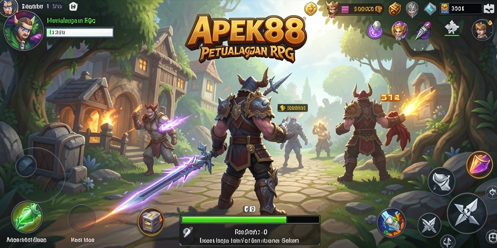 Tampilan gameplay APEK88 yang mendebarkan dan seru.