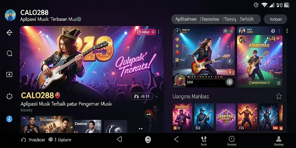 Tampilan screenshot gameplay <strong>CALO288</strong> yang menampilkan alunan musik yang memukau.