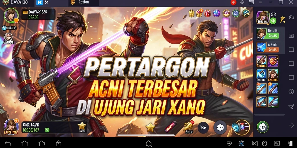 Tampilan gameplay menarik dengan aksi yang mendebarkan di DAYA138.