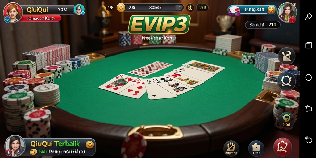 Screenshot gameplay QiuQiu yang mendebarkan dan seru.