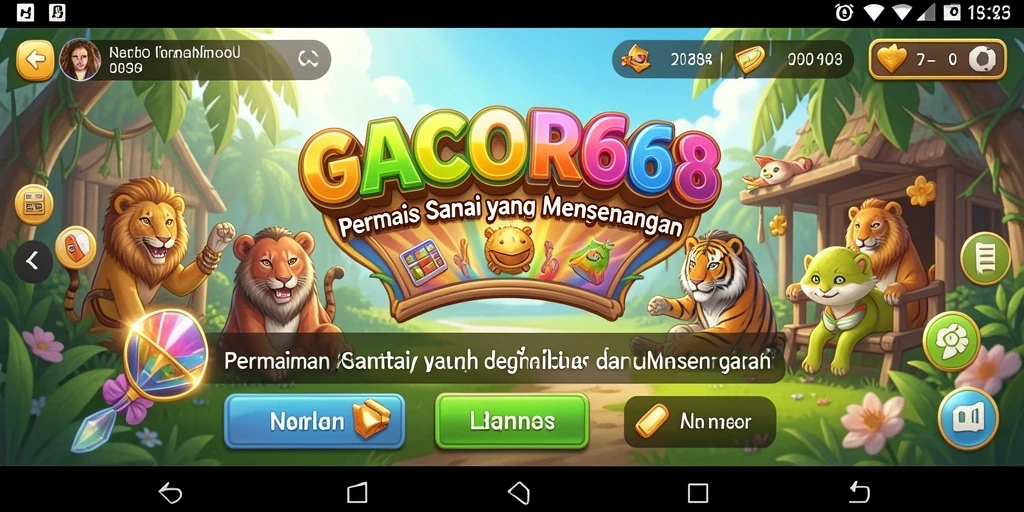 Screenshot menunjukkan gameplay yang seru dan menghibur di GACOR668.