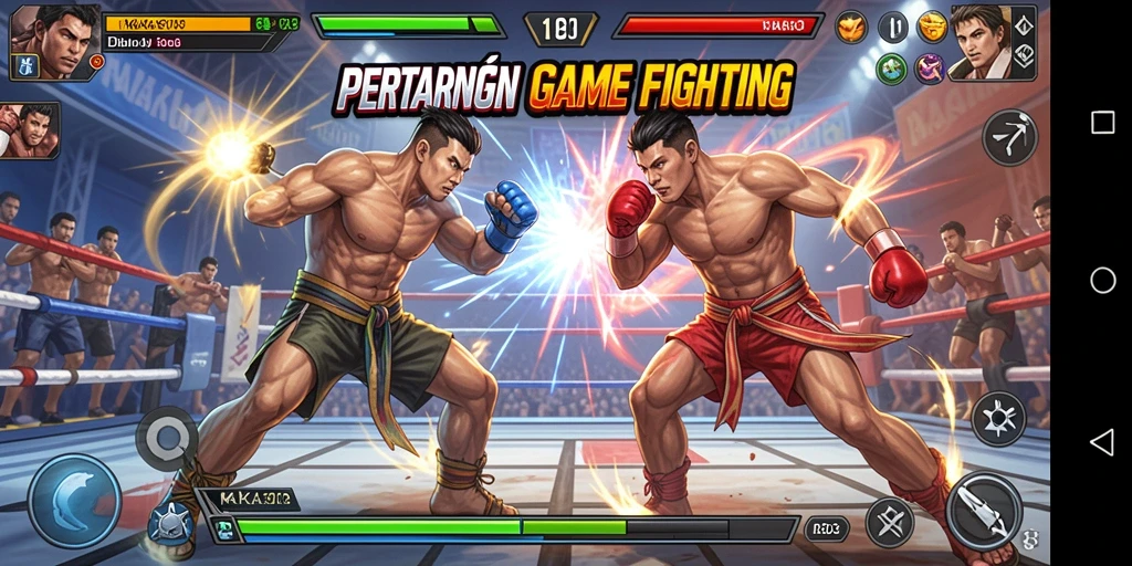 Screenshot KAKA303 menampilkan aksi pertarungan yang seru dan karakter dinamis.