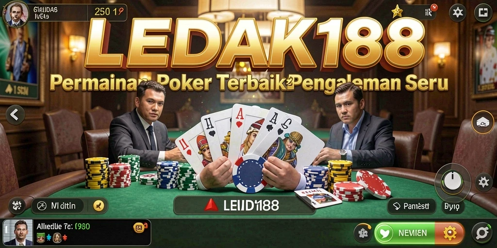 Gameplay Poker yang menegangkan dan seru di LEDAK188.