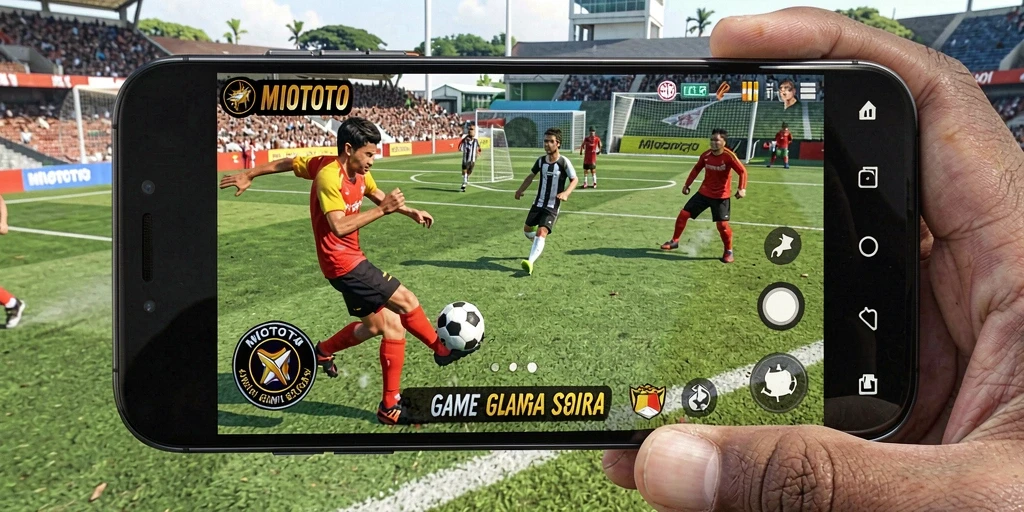 Tampilan gameplay seru di MIOTOTO dengan aksi olahraga menarik.