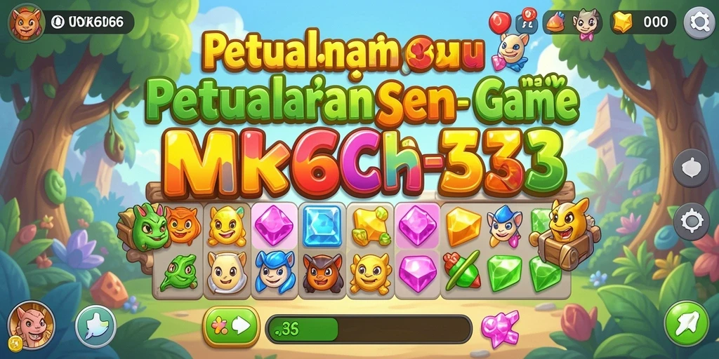 Tampilan gameplay NK666 yang menantang dan seru dalam kategori Match-3.