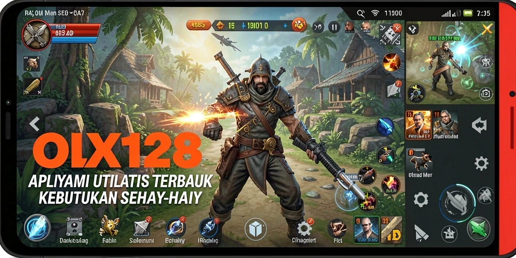Tangkapan layar utama OLX128 menunjukkan fitur pengingat yang intuitif.