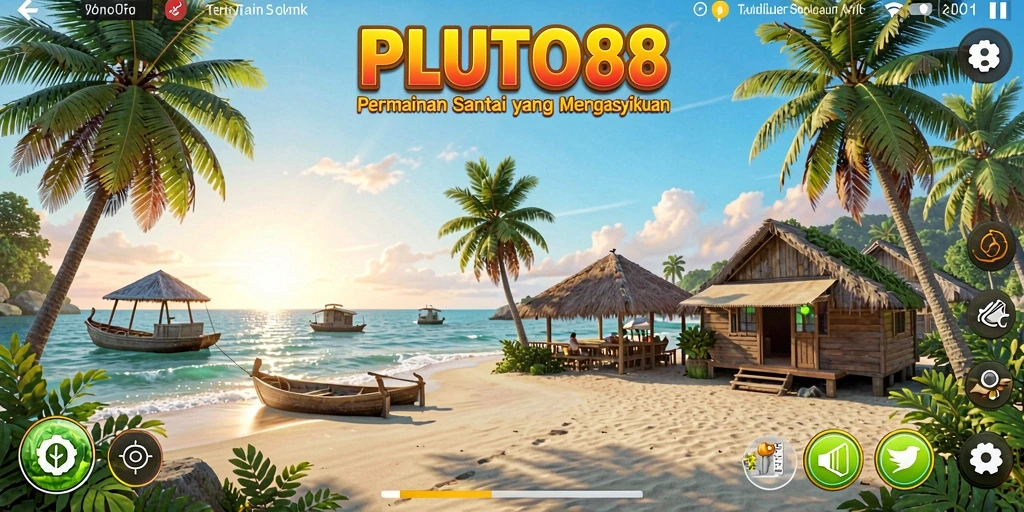 Tampilan gameplay PLUTO88 yang seru dan penuh warna.