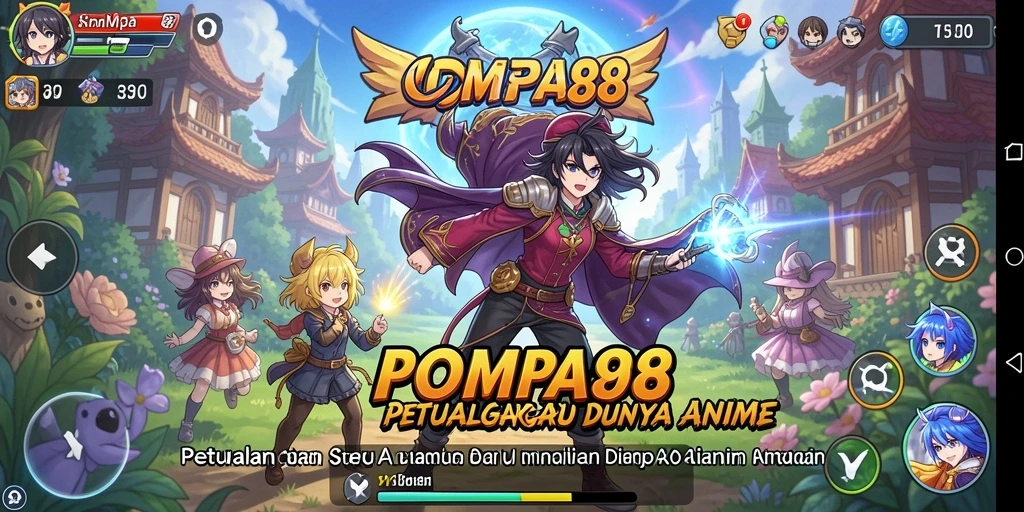 Tampilan gameplay POMPA88 yang memukau dalam dunia Anime.