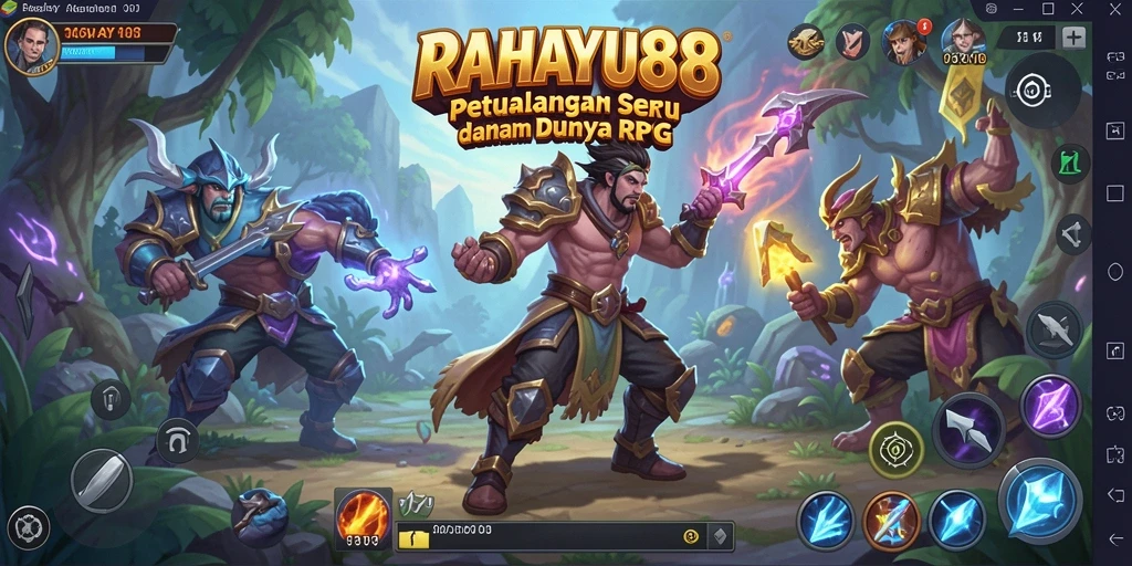 Tampilan gameplay RAHAYU88 yang penuh aksi dan petualangan.