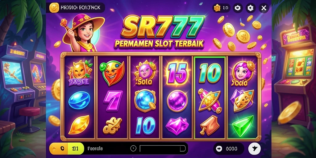 Tangkapan layar gameplay SR777 menampilkan gulungan Slot yang menggembirakan.