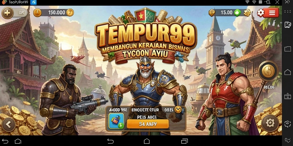 Tampilan gameplay Tycoon yang menarik di TEMPUR99.