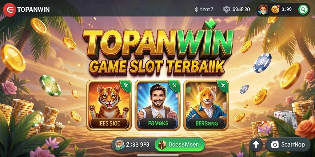 Tampilan gameplay Slot yang mengasyikkan di TOPANWIN.