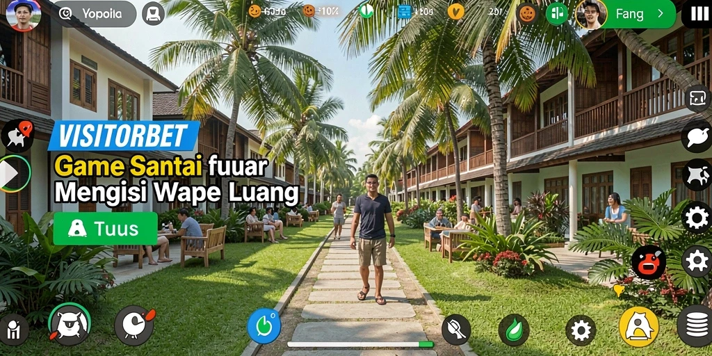 Tampilan gameplay VISITORBET yang menarik dan menghibur.